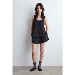 ✨COS Crewneck Washed Out Black/Grey Sz 8 Tank✨